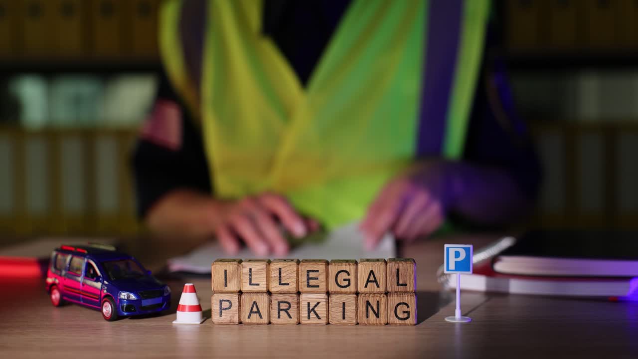 Illegal Parking Concept