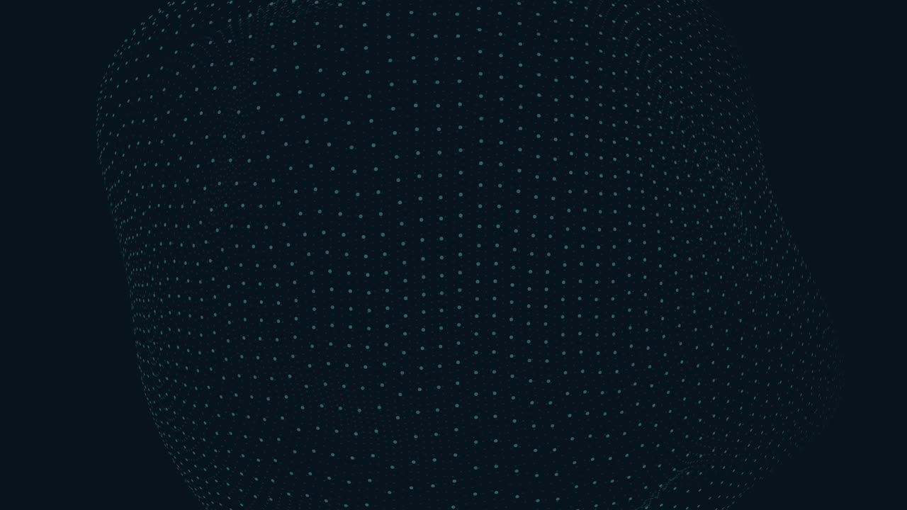 Dynamic 3d geometric shape spiral vortex of interconnected lines