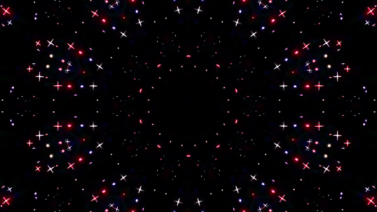 추상적인 칼레도스코프 패턴과 완전한 색상 마법 만달라