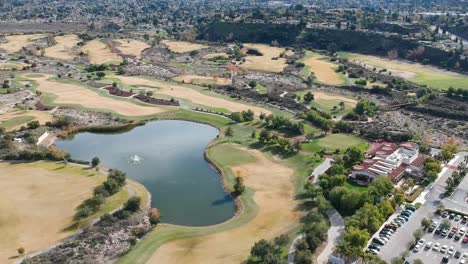 Imágenes-De-Drones-Del-Campo-De-Golf-En-El-Valle-De-San-Fernando