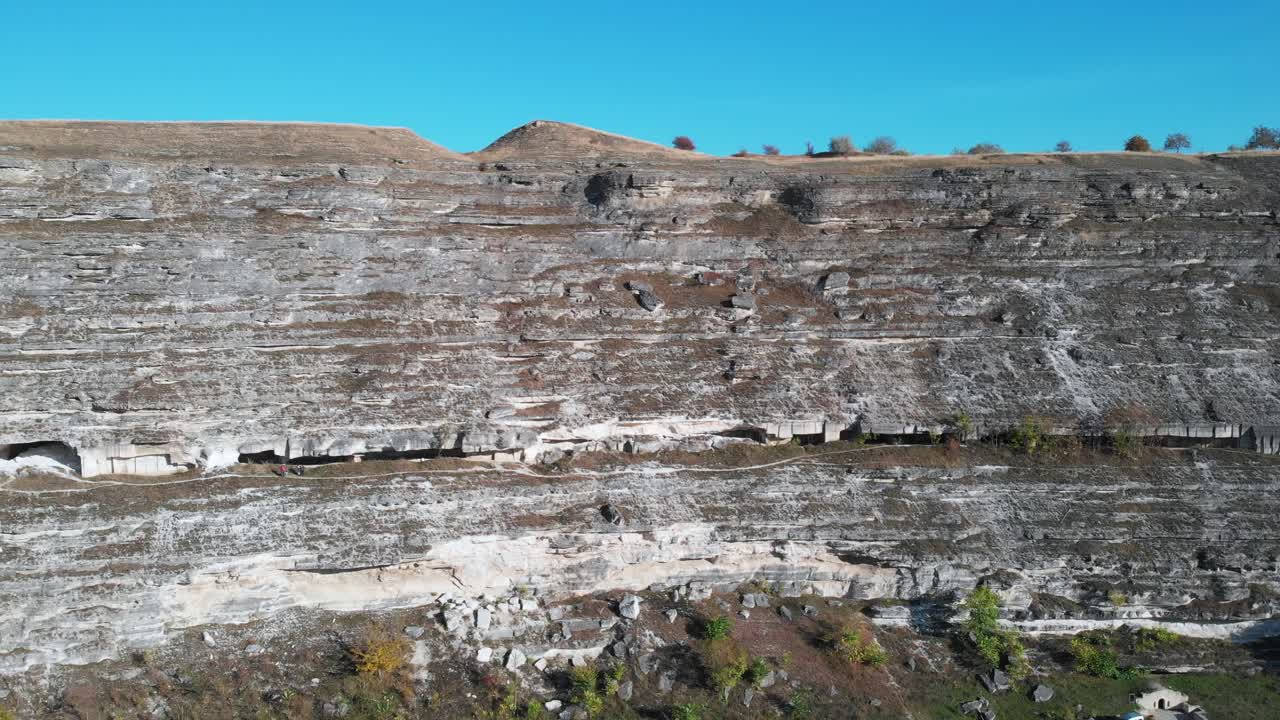 Cliffside View of Old Orhei, Moldova