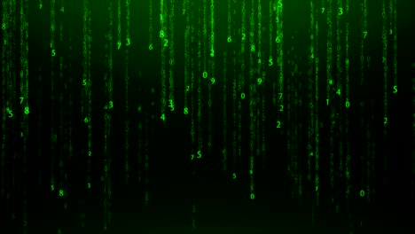 abstract matrix numbers background.
