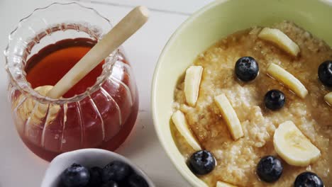 Healthy-breakfast-on-white-background-4k