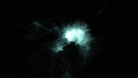 abstract particle system