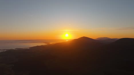sunrise at conor pass - dingle co.kerry - 4k cinematic drone footage 06
