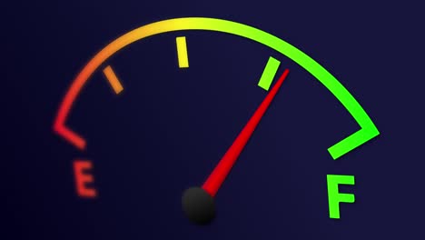 car fuel gauge indicator