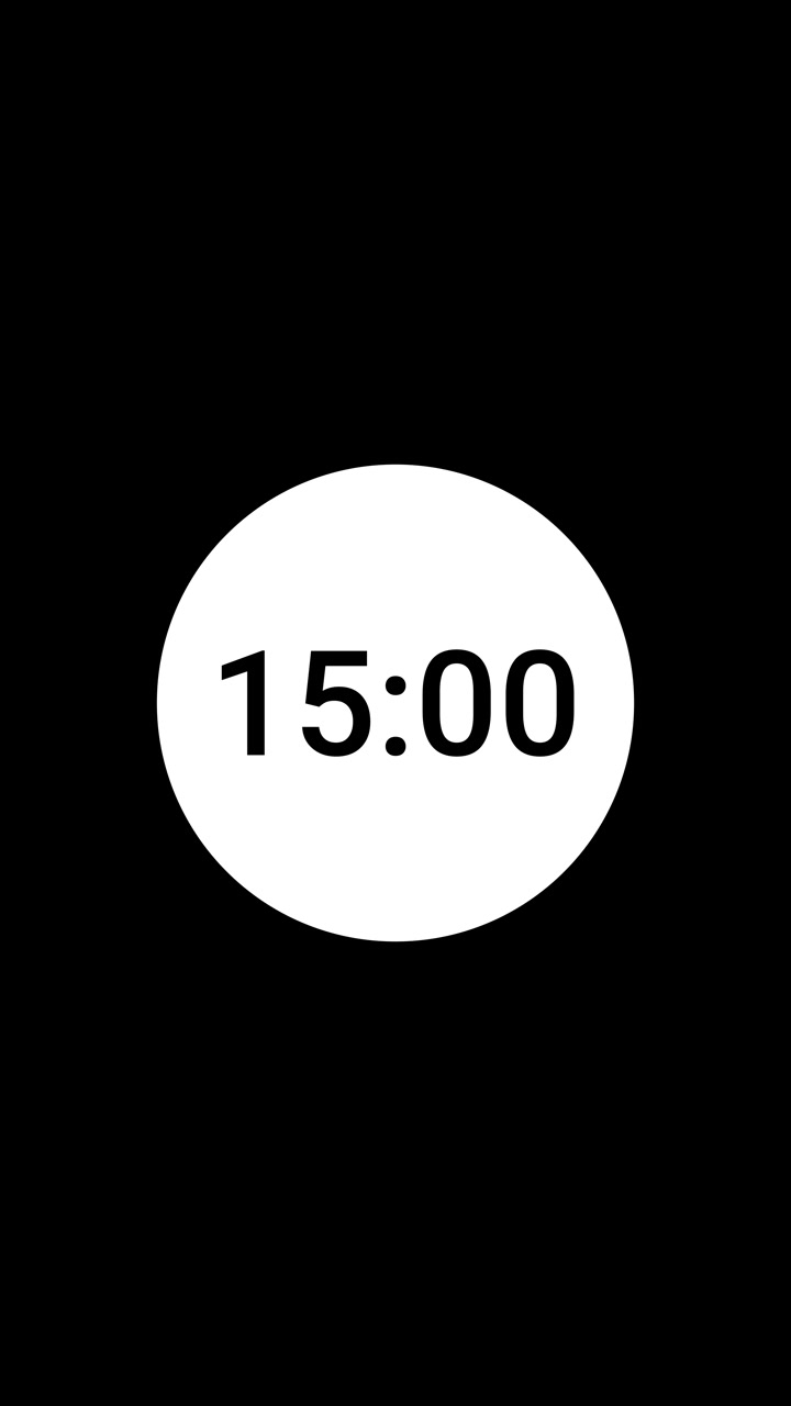 Digital Countdown Timer Counting Down from Thirty Seconds