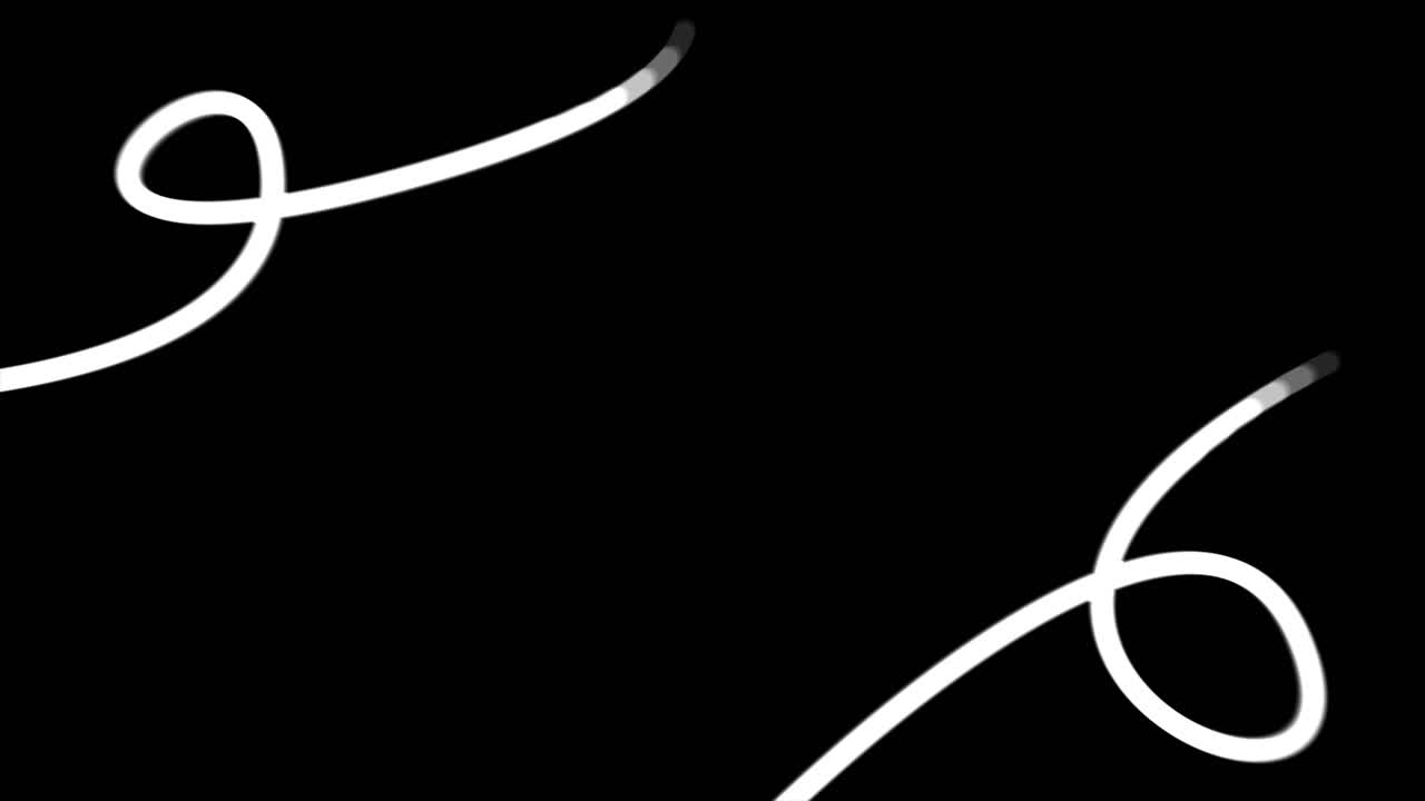 검은 바탕에 추상적인 선