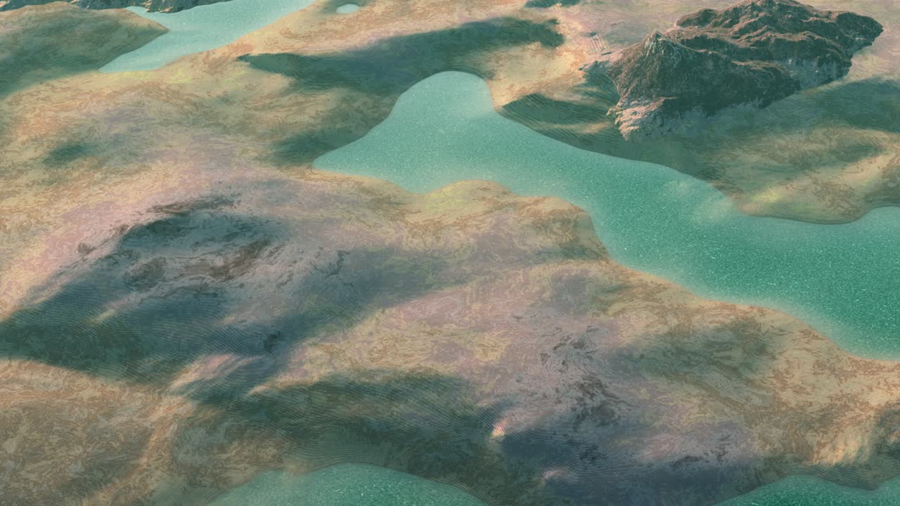 animación abstracta, fondo líquido, hermosa película de pintura digital, película de fondo abstracta, animación caleidoscopio video de stock