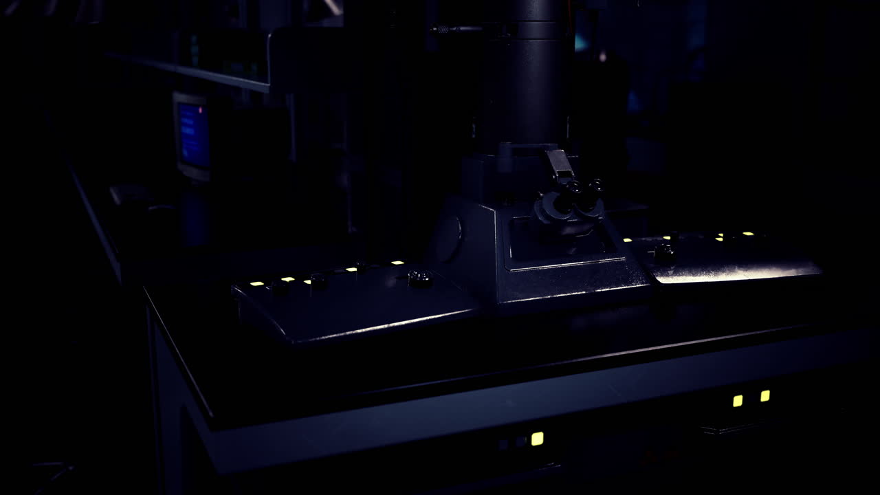 어두운 실험실 현미경