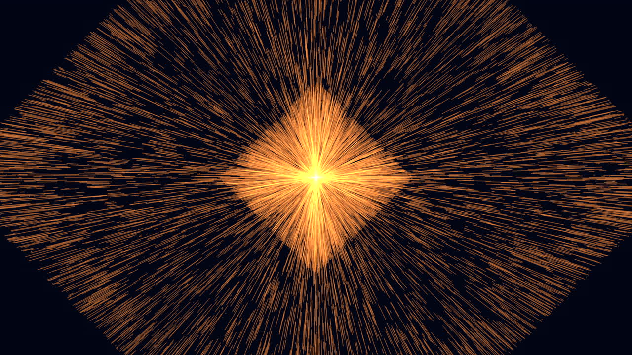 energía radiante un brillante símbolo de poder en una oscuridad giratoria