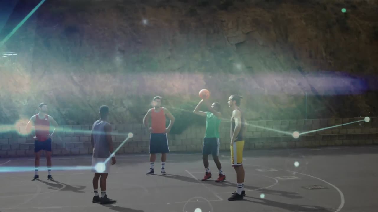 야외 농구 경기를 통한 연결 네트워크의 활성화