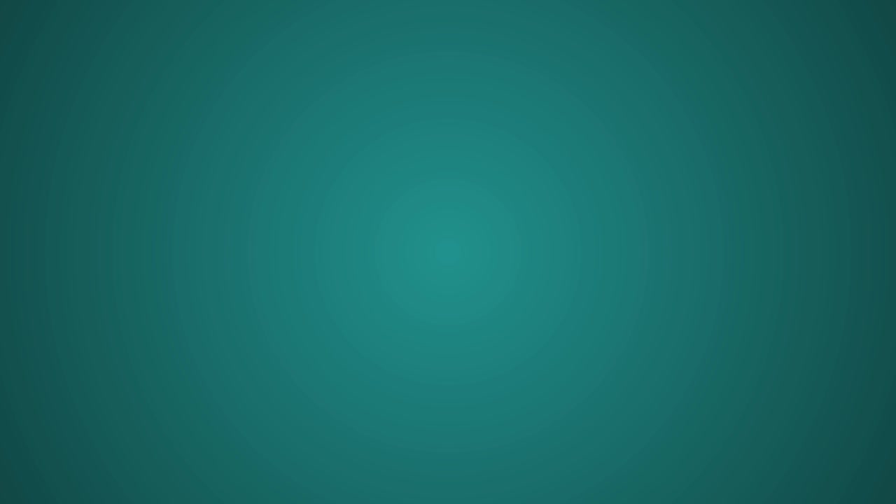 Abstract Dark Blurry Shapes Moving Over Teal Gradient Background