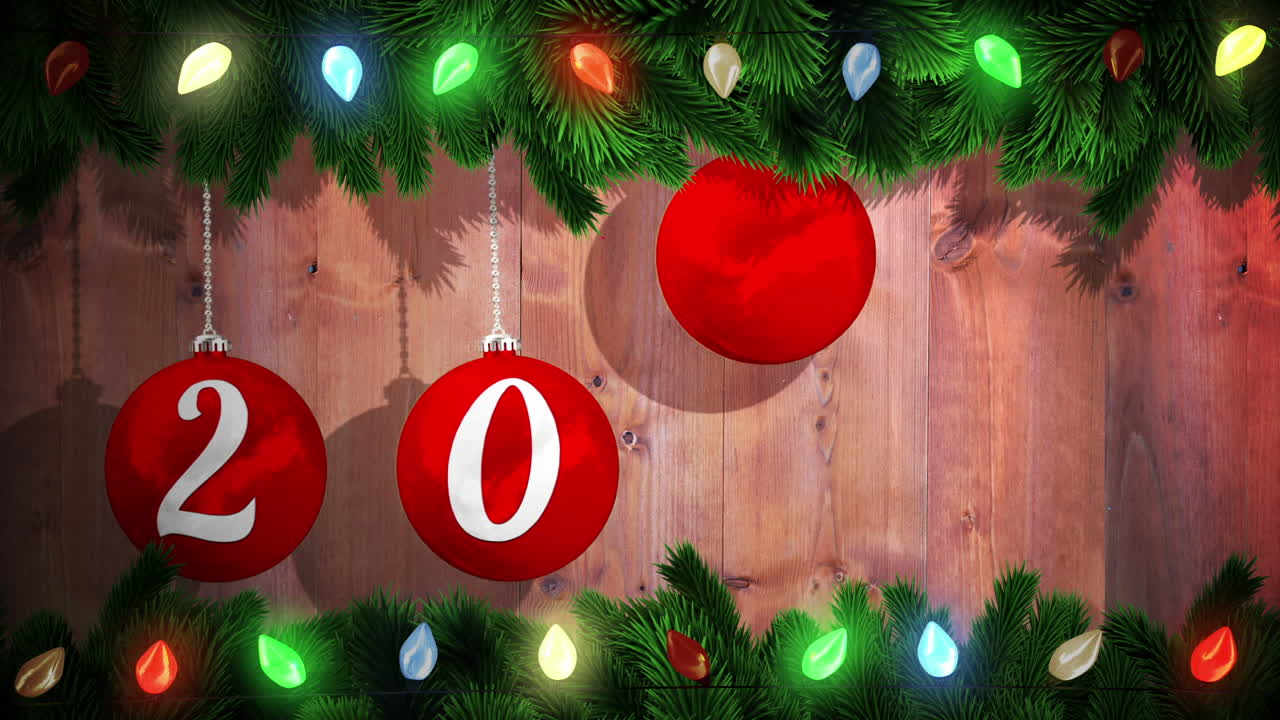 las bolas colgantes deletreando 2015