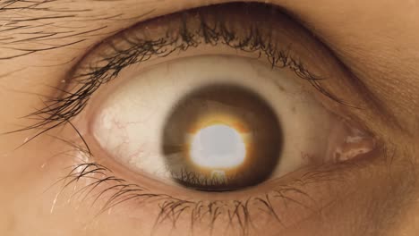 explosión nuclear vista a través de mis ojos 4k
