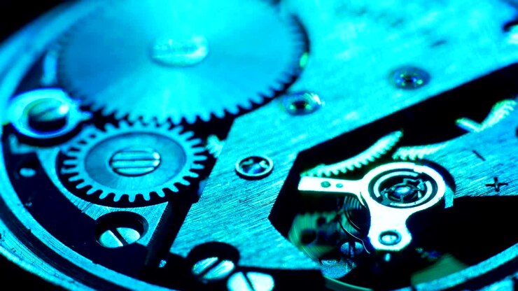 Watch Mechanism Close Up