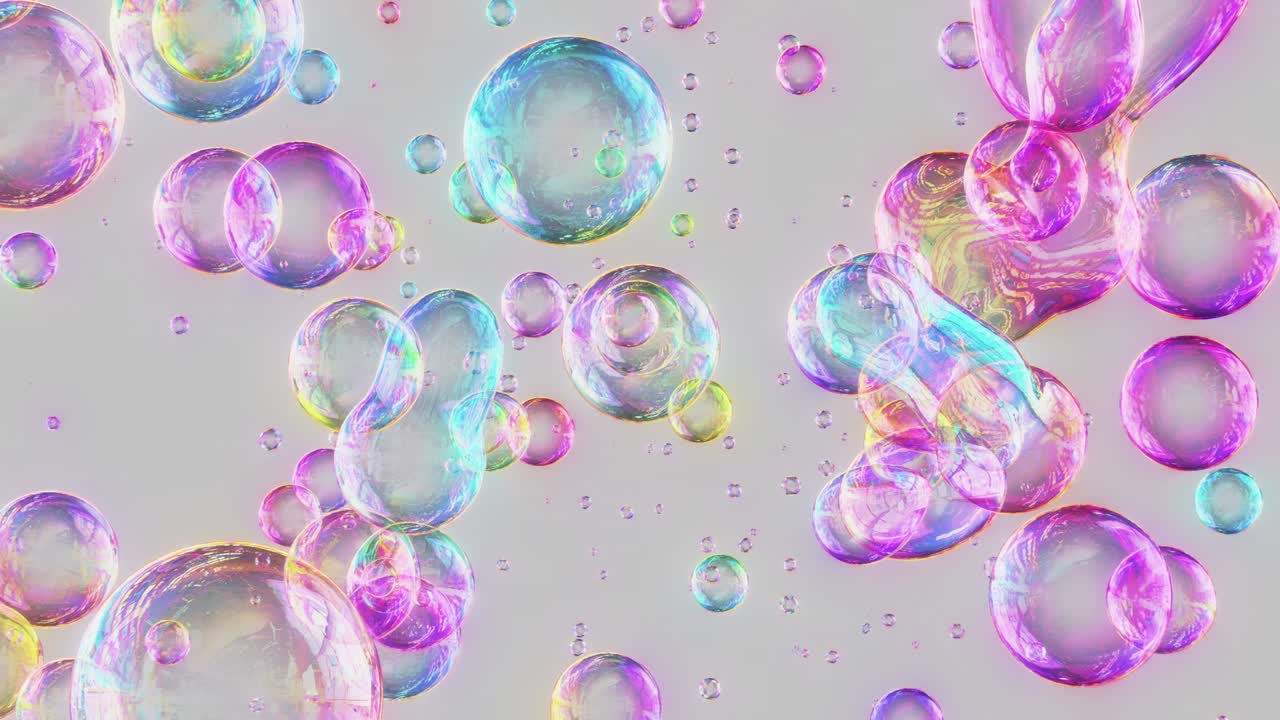 비누 거품이 날아와서 루프가 터집니다.