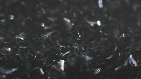 metal fillings close-up shot