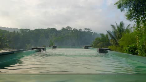 piscina de diseño en la jungla, siderman, bali