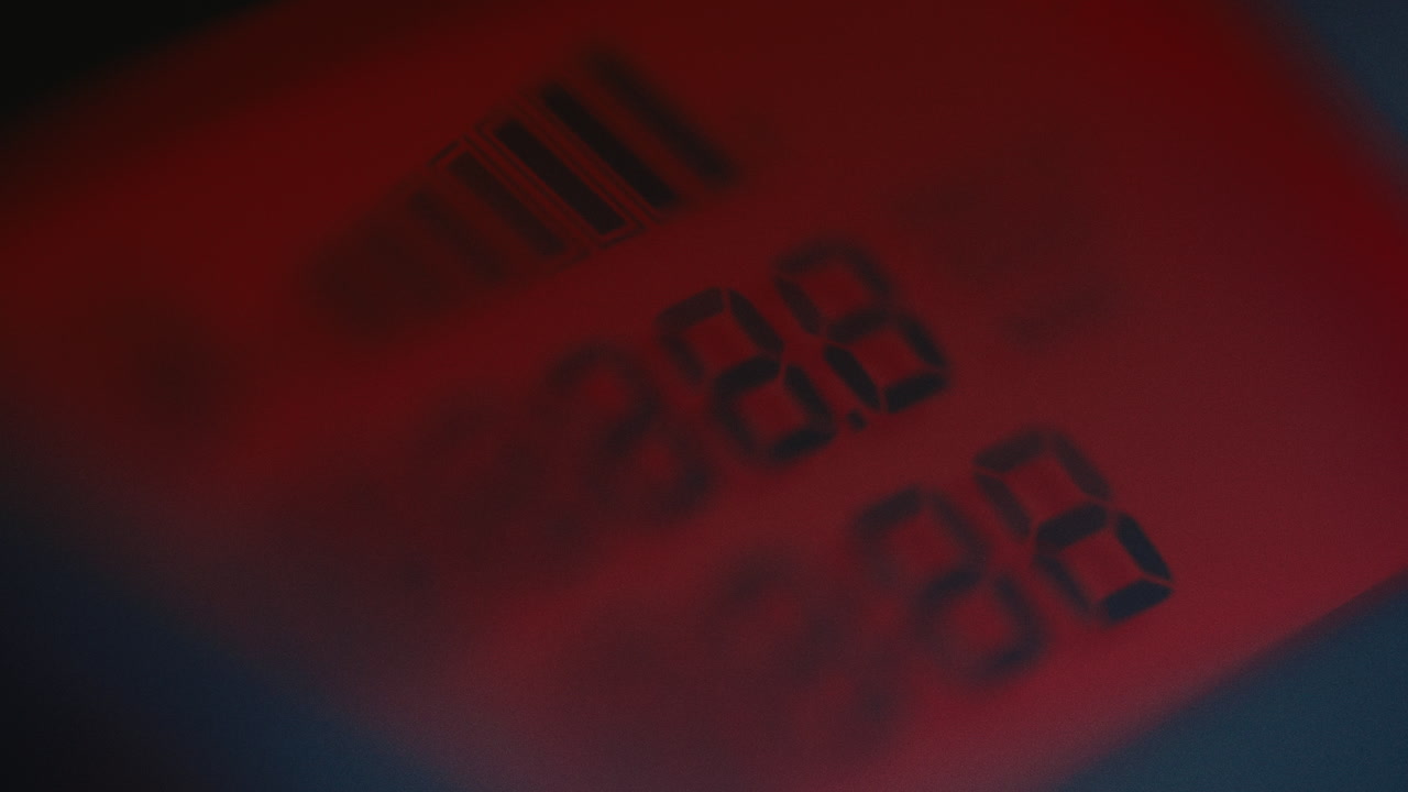 Blurred Digital Display