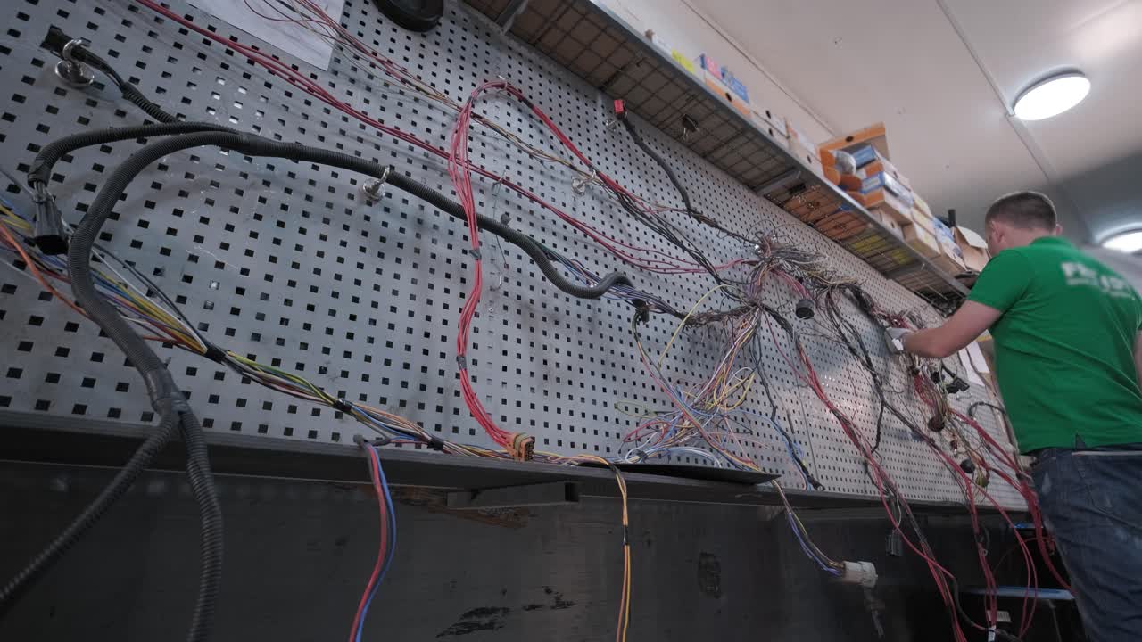 proceso de fabricación de arneses de cableado para vehículos, industria del automóvil