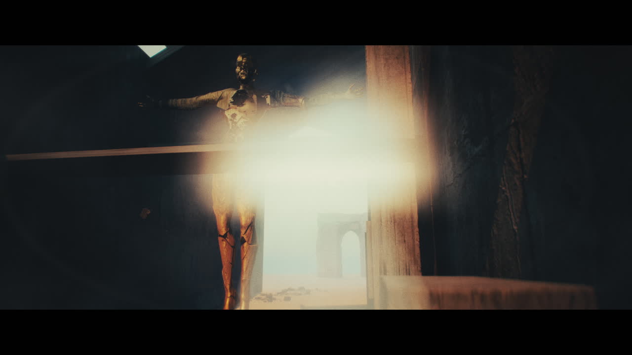 Crucifixion in a Desolate Desert