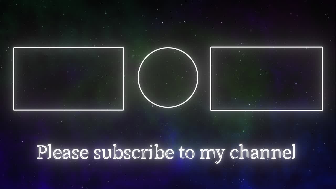 간단한 그라데이션 엔드 카드 엔딩 스크린 모션 그래픽