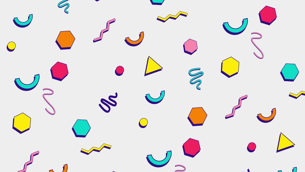 formas geométricas abstractas de fondo 4k