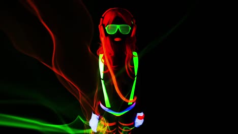 uv glowing woman 15