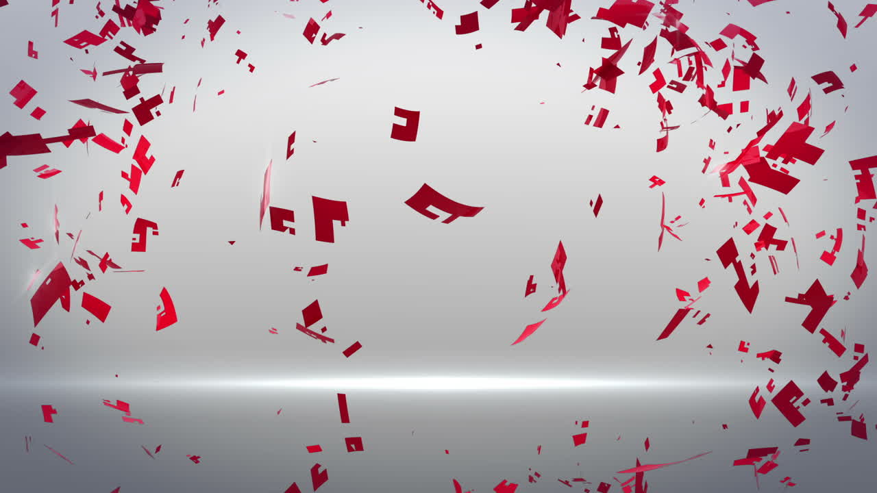 회색 배경에 빨간 심장이 뛰고 있습니다.