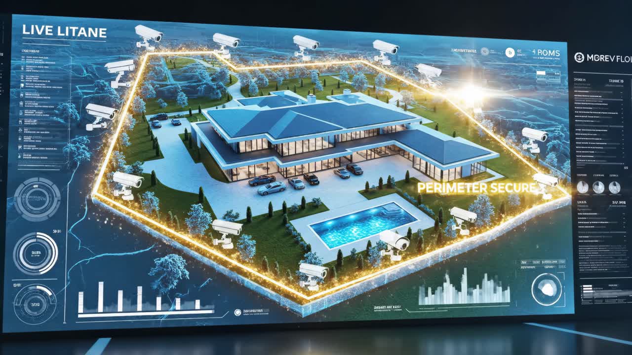 Advanced Perimeter Security System for a Luxury Home