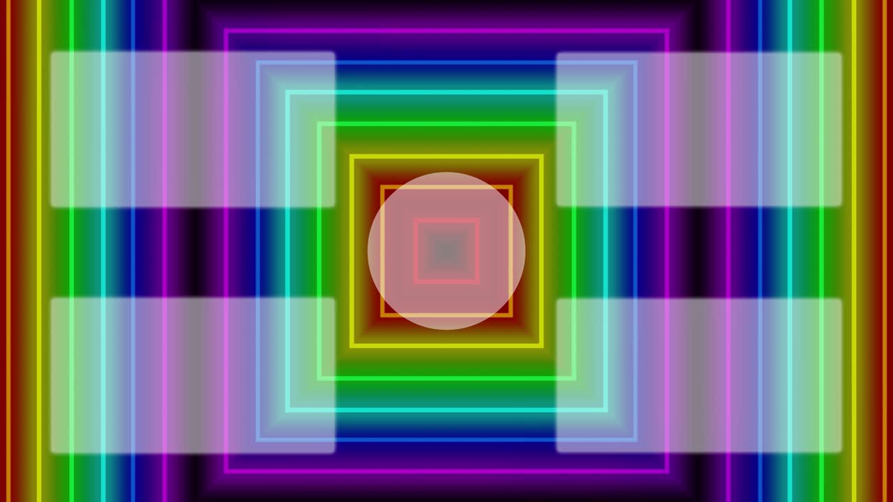 señal de neón barra línea de extremo tarjeta de extremo pantalla gráficos de movimiento