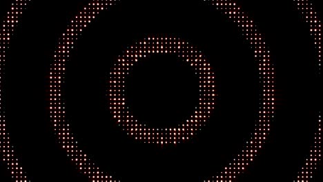 círculos luces bombilla, animación, renderización, fondo, bucle