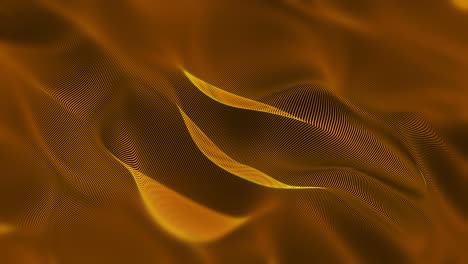 abstract luxury golden shine grid pattern as slow flowing waves motion. animated seamless video loop decorative background template.