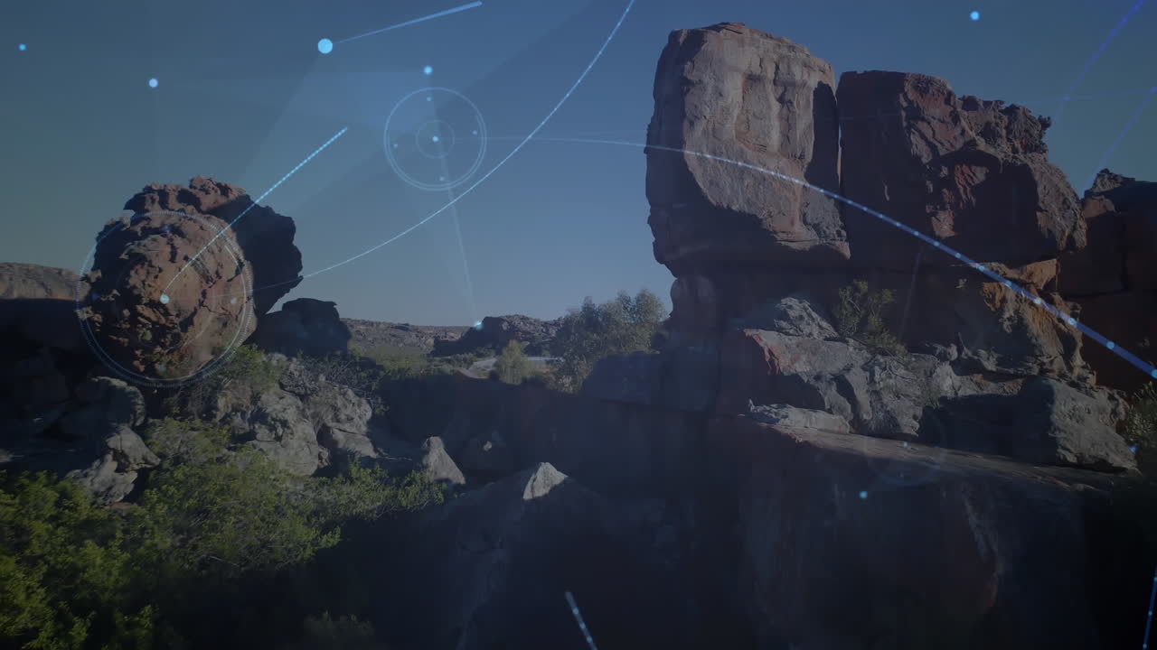 풍경에 대한 연결 네트워크의 활성화