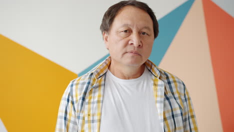 portrait of an asian man