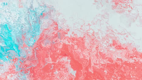 multicolored acrylic paint. slow motion. fantastic surface. abstract colorful paint. top view