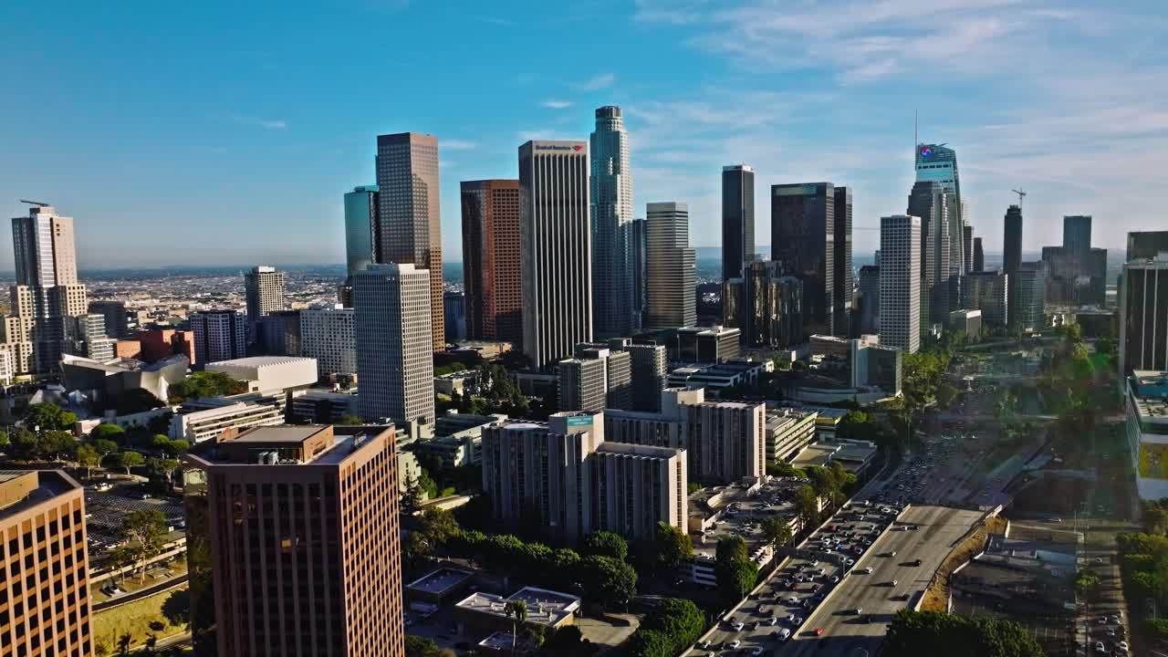 Skyline del centro di Los Angeles