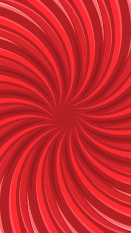 motion graphic of flat red swirl background