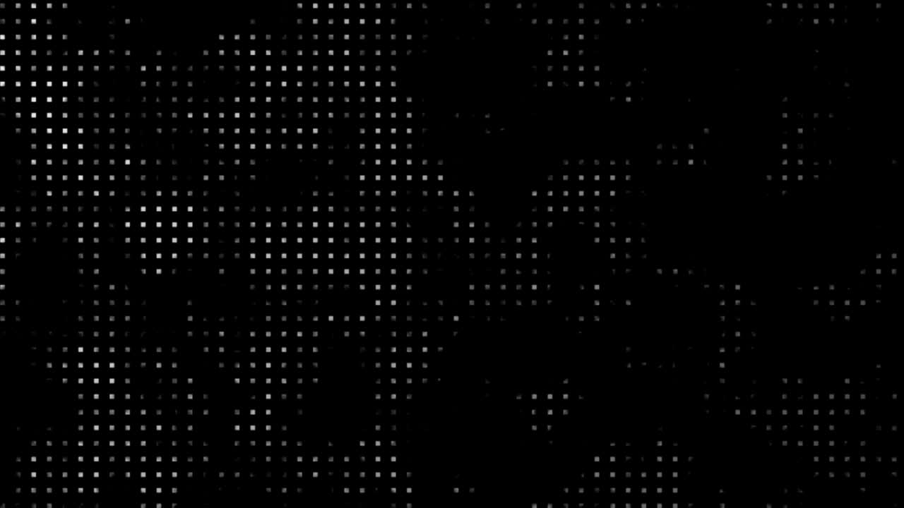 sin costuras - fondo de movimiento de puntos de medio tono, fondo de dibujante de puntos, animación de puntos cómicos de medio tono. patrón de onda. animación de patrón retro y vintage