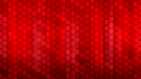4k colorido hexágono rojo fondo abstracto - video de stock bucle sin costuras