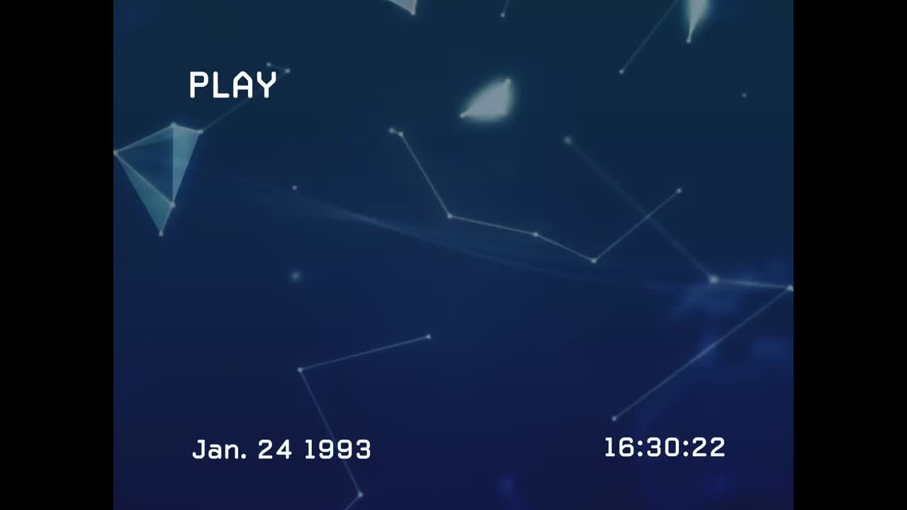 Animation of screen with glitch, shapes and globe on navy background