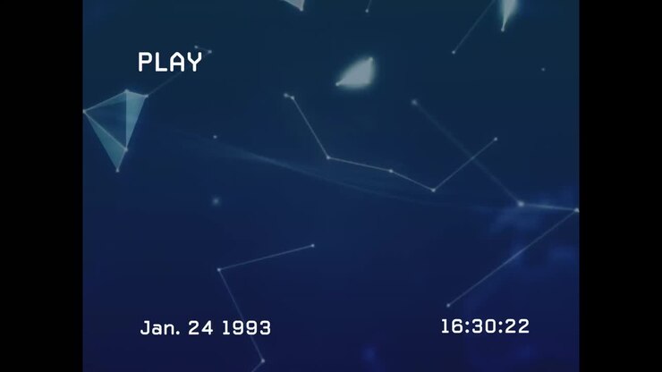 Animation of screen with glitch, shapes and globe on navy background