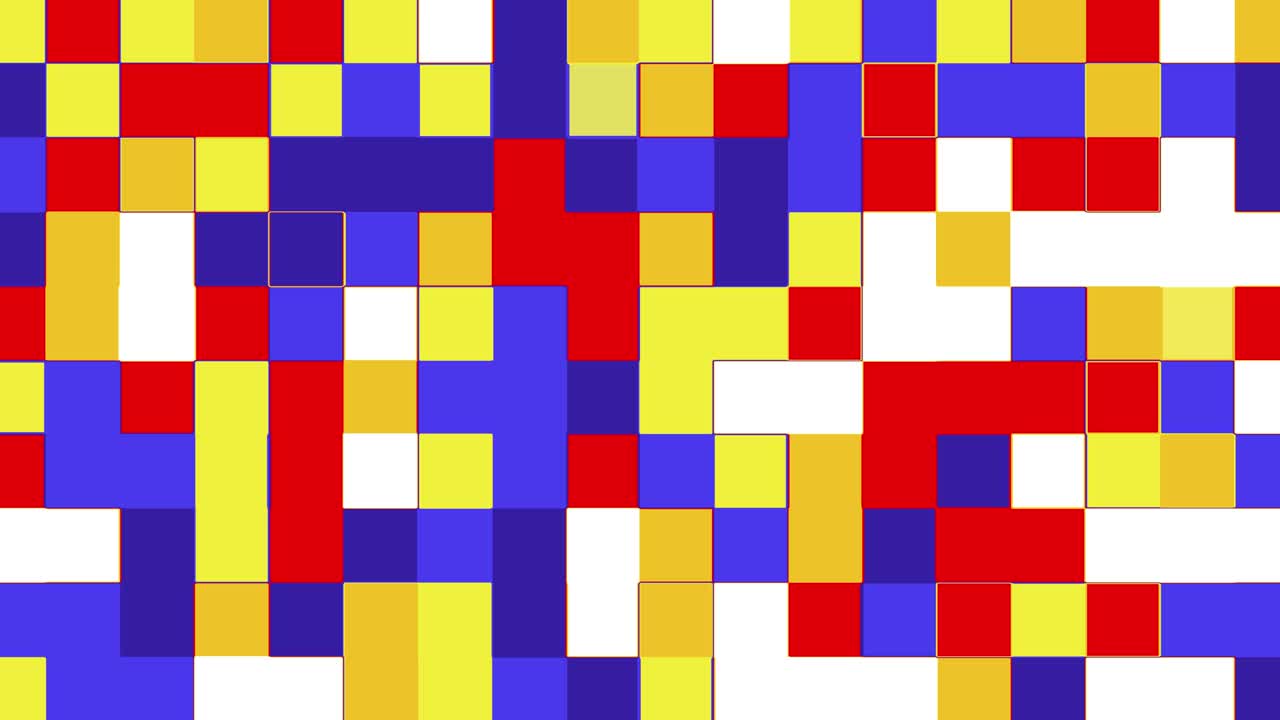 animación abstracta de coloridas formas de bloque en movimiento. bucle sin costuras fondo animado, papel tapiz.