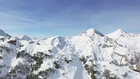 snowy mountain peaks