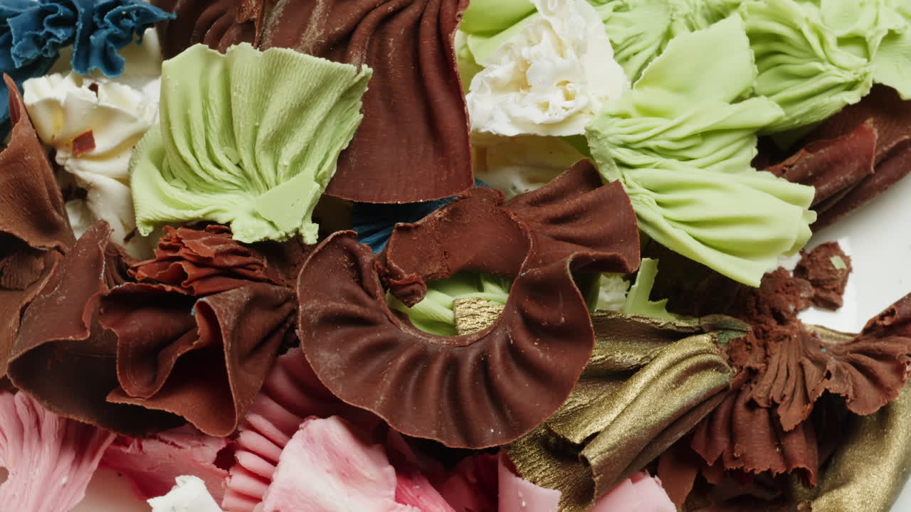 Assortment of Colorful and Decorative Confectionery