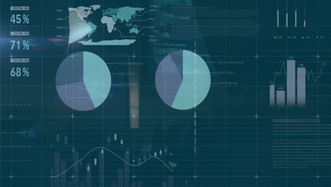 Animación-Del-Procesamiento-De-Datos-Financieros-Sobre-El-Hombre-En-El-Cargo