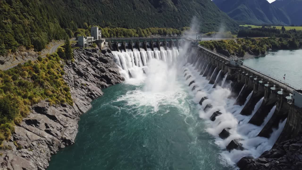 Hydroelectric Dam and Spillway