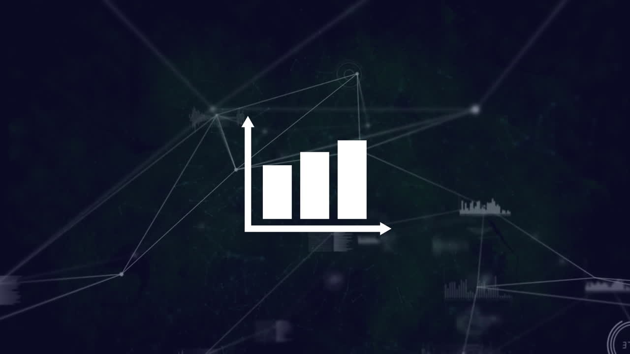 animación del gráfico a través de la red de conexiones