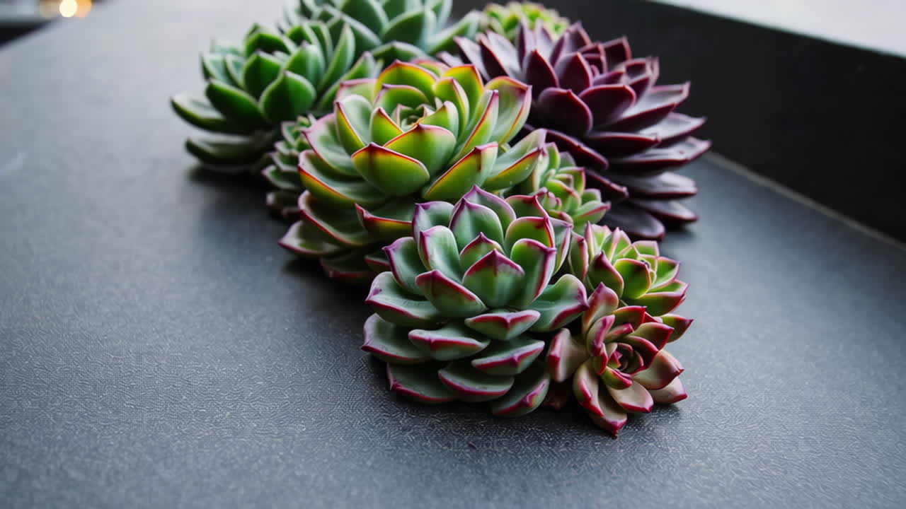 Vibrant Succulent Plant Collection